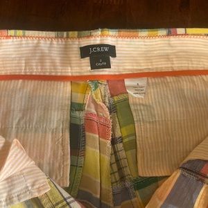 J Crew plaid Bermuda shorts